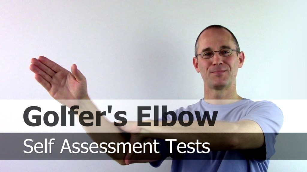 Part of a video course that includes testing for Golfer's Elbow