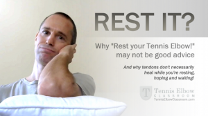 How Helpful Is Rest For Tennis Elbow?