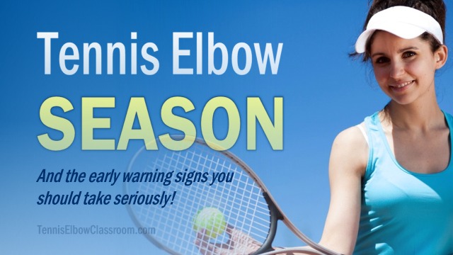 Symptoms and warning signs of Tennis Elbow
