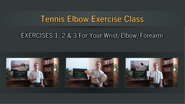 Tennis Elbow Self-Treatment Program - Exercises