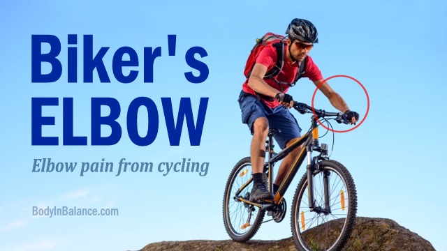 'Biker's Elbow' pain from cycling / mountain biking