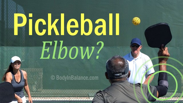 Treatment for Pickleball Elbow injury
