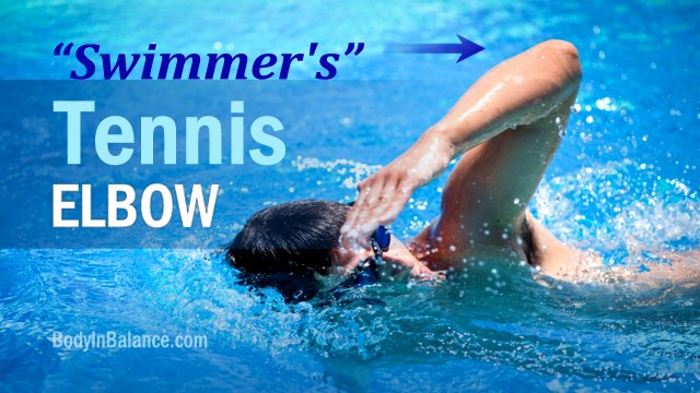 Tennis Elbow can be caused by swimming